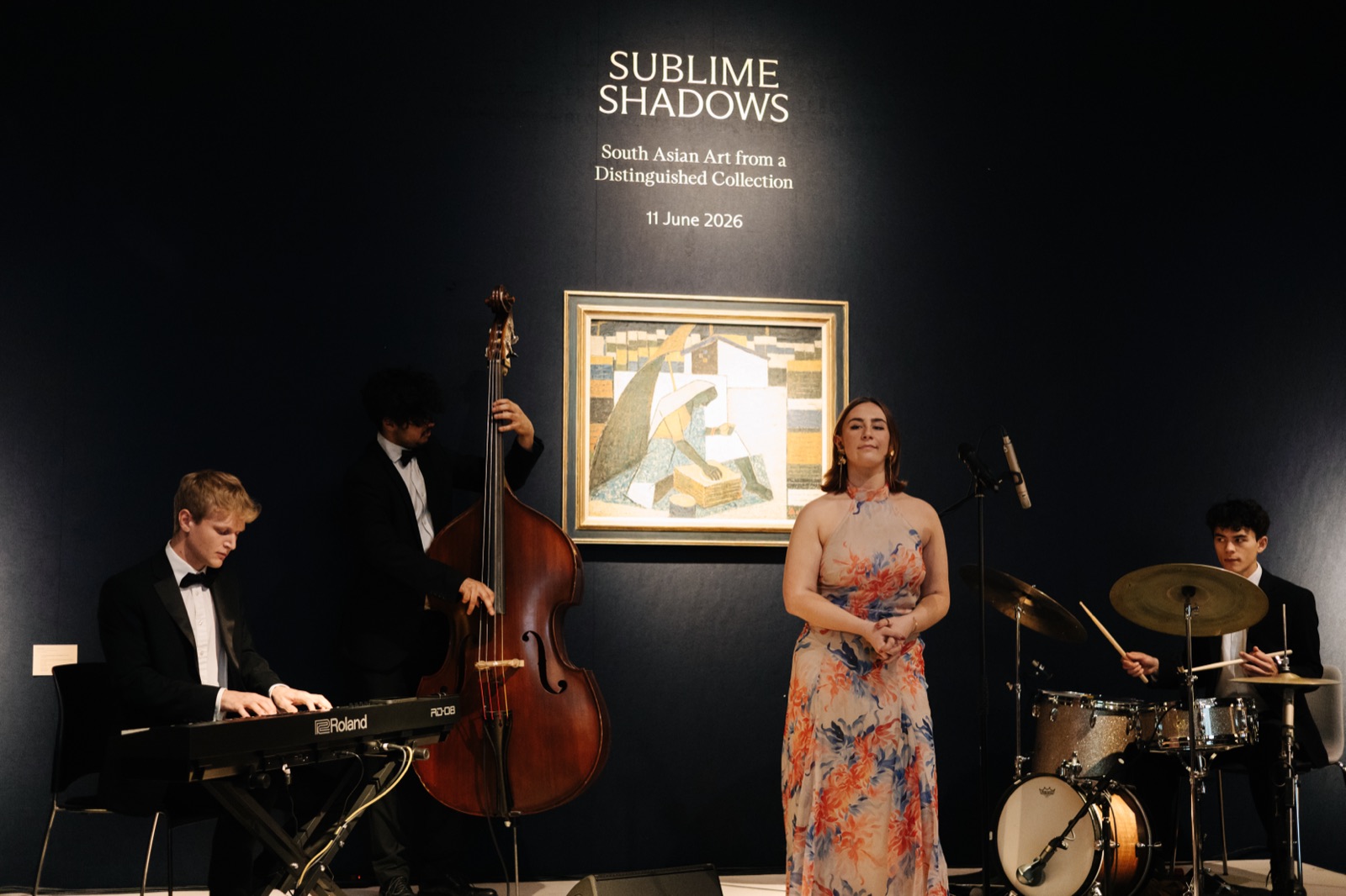 Fitzgibbon Music jazz quartet performing live at Christie&rsquo;s